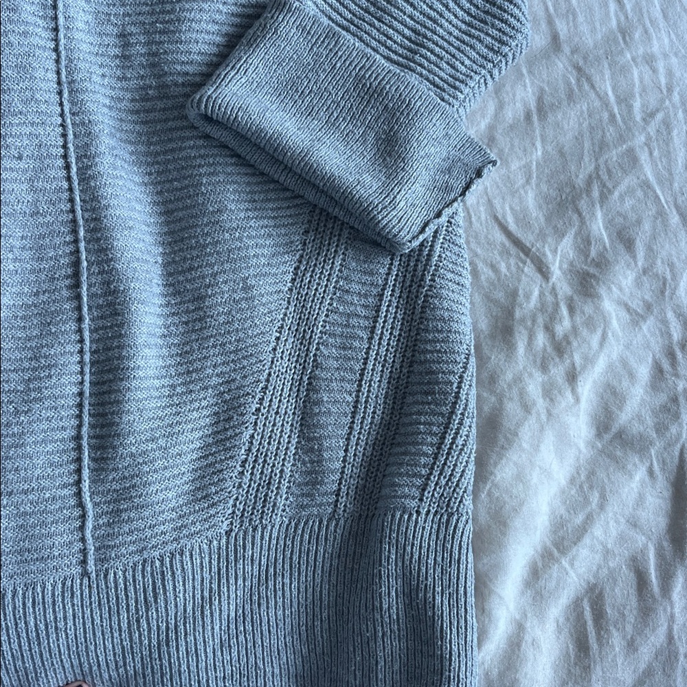 Caslon Heather Gray Knit Sweater - Picture 3 of 3